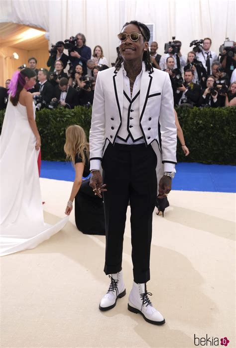 wiz khalifa in dior homme at met gala|Met Gala 2017: Best Dressed Men .